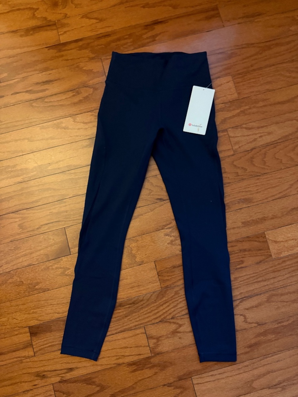 Blue 27" Lululemon Wunder Leggings